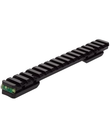 Browning 12524 Picatinny Rail w/Bubble Level Matte Black Aluminum Fits X-Bolt Anti-Cant/Picatinny Rail Mount Long Action 20 MOA