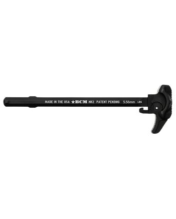 BCM GFHMK2LRG Asymmetric MK2 Charging Handle Compatible w/ Mil-Spec AR-15 Black 7075 T-6 Aluminum