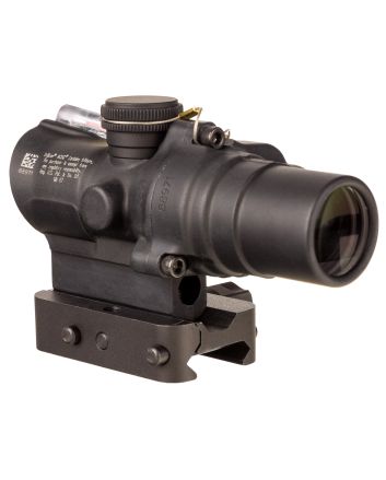 Trijicon 400330 ACOG TA44 Matte Black Anodized 1.5x16mm Illuminated Red Circle w/Dot Reticle