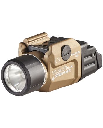 Streamlight 69459 TLR-7 HL-X USB Gun LightFlat Dark Earth 500/1,000 Lumens White LED