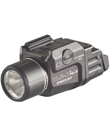 Streamlight 69458 TLR-7 HL-X USB Gun LightBlack Anodized 500/1,000 Lumens White LED