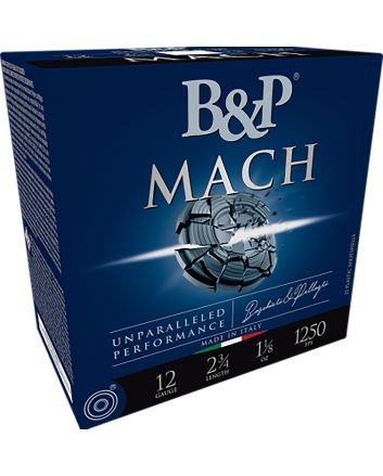 B&amp;p Ammunition 12B78F28 Mach12Gauge 2.75" 7/8oz 8Shot 25 Per Box/10 Case