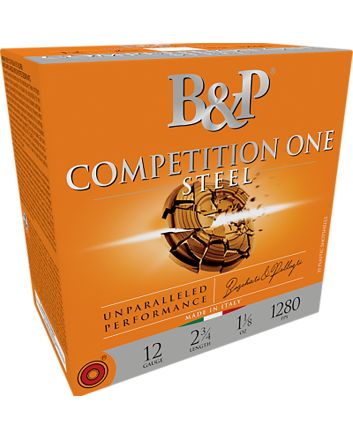 B&amp;p Ammunition 12B18GC7 Competition One12Gauge 2.75" 1 1/8oz 7.5Shot 25 Per Box/10 Case