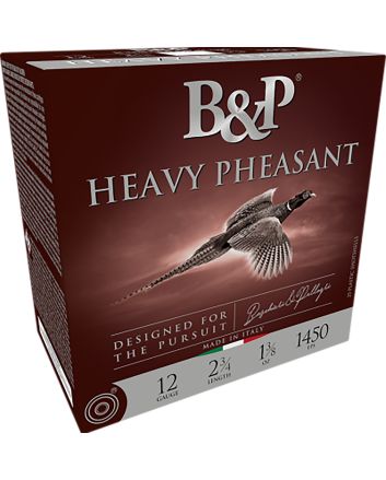 B&amp;p Ammunition 123B58H4 Heavy Pheasant12Gauge 3" 1 5/8oz 4Shot 25 Per Box/10 Case