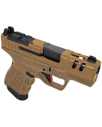 SAR USA SAR9SCG2BR SAR9 SC Gen2 Sub-Compact Frame 9mm Luger 15+1 3.30" Black Steel Barrel, Bronze Cerakote Steel Optic Ready/Ported/Serrated Slide, Bronze Polymer Frame, Bronze Polymer Grip