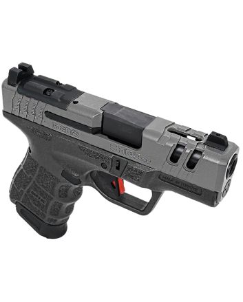 SAR USA SAR9SCG2PT SAR9 SC Gen2 Sub-Compact Frame 9mm Luger 15+1 3.30" Black Steel Barrel, Platinum Cerakote Steel Optic Ready/Ported/Serrated Slide, Black Polymer Frame, Black Polymer Grip