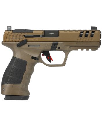 SAR USA SAR9G3BR SAR9 Gen3 Full Size Frame 9mm Luger 17+1 4.40" Black Steel Barrel, Bronze Cerakote Steel Serrated Slide, Bronze Cerakote Polymer Frame w/Picatinny Rail, Black Polymer Grip