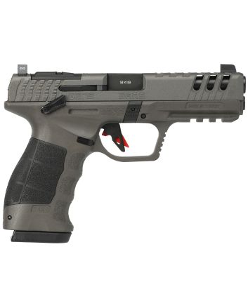 SAR USA SAR9G3PT SAR9 Gen3 Full Size Frame 9mm Luger 17+1 4.40" Black Steel Barrel, Platinum Cerakote Steel Serrated Slide, Platinum Cerakote Polymer Frame w/Picatinny Rail, Black Polymer Grip