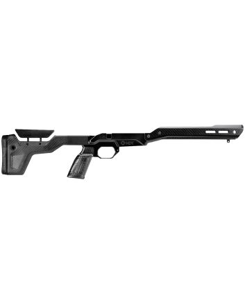 Mdt Sporting Goods Inc 107835BCF HNT26 Chassis System Black Carbon Fiber Fits Howa 1500 SA/ Weatherby Vanguard Compatible w/ AICS Mags Short Action ARCA