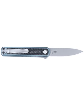 CRKT 7070 PupEDC 2.09" Folding Plain Bead Blasted AUS-10A SS Blade, GRN Handle