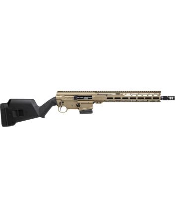 CMMG 55A080BCT Dissent BR4 *CA Compliant 223 Rem/5.56 NATO 10+1 14.50" Black Nitride Medium Taper Threaded Barrel, Coyote Tan Cerakote Aluminum Picatinny Rail Receiver, Magpul SGA Black Polymer Stock
