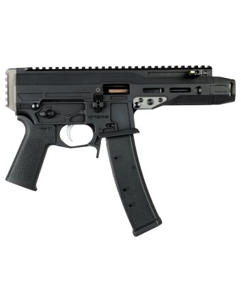 Nemo Arms MNG-9MM-C Mongoose9mm Luger 35+1 5.80" Black Front Cap Compensator, Black Picatinny Rail Receiver, Black Grip, Ambidextrous