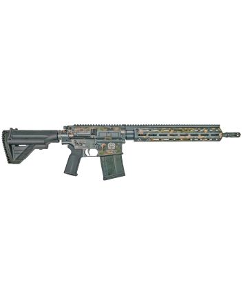 HK 81001001 MR556 A1 75th Anniversary 5.56x45mm 30+1 16.50" Black Steel Barrel, Flecktarn Camo Picatinny Rail Aluminum Receiver, M-LOK Handguard, Black Synthetic Adjustable Stock, 4 Magazines
