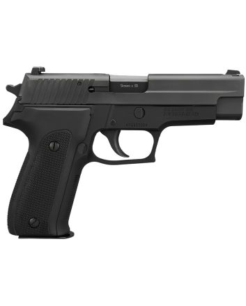 Sig Sauer E26940YR P226 40th Anniversary Full Size Frame 9mm Luger 15+1 4.40" Black Steel Barrel, Black Nitron Serrated Stainless Steel Slide, Black Anodized Aluminum Frame ,Retro Hogue Alloy Grip