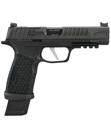 Sig Sauer 365XF9BFO P365 Fuse Compact Frame 9mm Luger 17+1/21+1 4.30" Black Carbon Steel Barrel, Black Nitron Optic Ready/Serrated Stainless Steel &amp; Frame w/Beavertail &amp; Picatinny Rail, Black LXG Grip