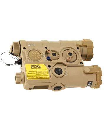 AGM Global Vision WLADCLA1T1 WLAD-1TTan Ultraviolet Laser &amp; IR Pointer/Illuminator Coaxial Dual Laser White LED 300 Lumen
