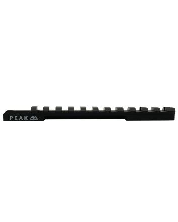 Weatherby J010005 Picatinny RailMatte Black Aluminum Weatherby Vanguard Weaver Mount Long Action 20 MOA