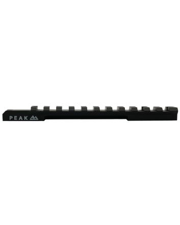 Weatherby J010006 Picatinny RailMatte Black Aluminum Weatherby Vanguard Weaver Mount Short Action 20 MOA