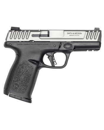 Smith &amp; Wesson 13936 SD40 2.0 Compact Frame 40 S&amp;W 14+1 4" Stainless Steel Barrel, Satin Serrated Stainless Steel Slide, Black Polymer Frame w/Picatinny Rail, Textured Grip