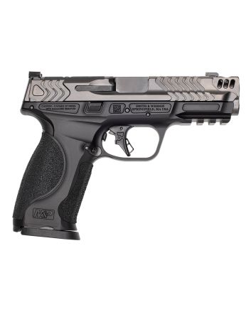 Smith &amp; Wesson 13987 M&amp;P M2.0 Metal Full Size Frame 9mm Luger 17+1 4.22" Black Armornite Stainless Steel Barrel Gray Armornite Optic Cut/Serrated Stainless Steel Slide Black Aluminum Black Polymer Gri