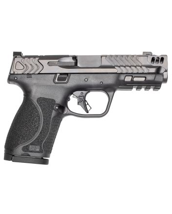Smith &amp; Wesson 13989 M&amp;P9 2.0 Compact Frame 9mm 15+1 4.22" Stainless Armornite Gray Stainless Steel Slide Black Textured Grip