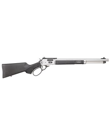 Smith &amp; Wesson 13814 185445 Long Colt 9+1 19.25" Stainless Threaded Barrel, Picatinny Rail Stainless Steel Receiver, M-LOK Forend, Fixed Black Synthetic Stock