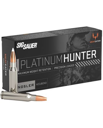 Sig Sauer E3006PH18020 Platinum Hunter30-06Springfield 180gr 20 Per Box/10 Case