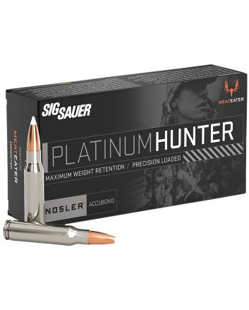 Sig Sauer E7RMPH16020 Platinum Hunter7mmRem 160gr 20 Per Box/10 Case