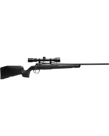 Savage Arms 32003 Axis XP Combo 243 Win 4+1 22" Matte Black Button Rifled Barrel, Matte Black Drilled &amp; Tapped Carbon Steel Receiver, Fixed Sporter Black Synthetic Stock, Weaver 3-9x40mm, Right Hand