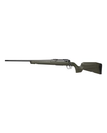 Savage Arms 32080 Axis 2270 Win 4+1 22" Matte Black Sporter Barrel, Matte Black Drilled &amp; Tapped Steel Receiver, Fixed Green Synthetic Stock, Left Hand