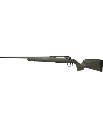 Savage Arms 32128 Axis 2 Compact 223 Rem 4+1 20" Matte Black Heavy Sporter Barrel, Matte Black Drilled &amp; Tapped Carbon Steel Receiver, Fixed OD Green Synthetic Stock, Left Hand