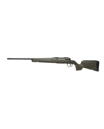 Savage Arms 32130 Axis 2 Compact 7mm-08 Rem 4+1 20" Matte Black Heavy Sporter Barrel, Matte Black Drilled &amp; Tapped Carbon Steel Receiver, Fixed OD Green Synthetic Stock, Left Hand