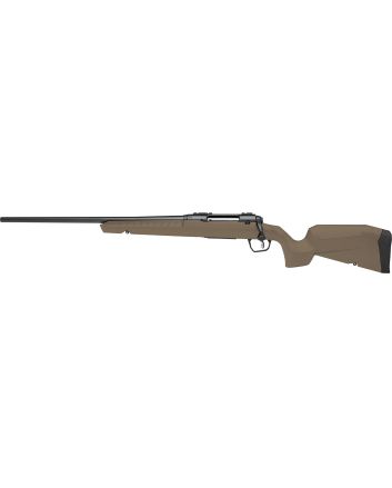 Savage Arms 32137 Axis 2 Compact 7mm-08 Rem 4+1 20" Matte Black Heavy Sporter Barrel, Matte Black Drilled &amp; Tapped Carbon Steel Receiver, Fixed Flat Dark Earth Synthetic Stock Left Hand