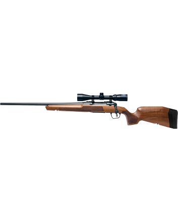 Savage Arms 32271 Axis 2 XP Combo 6.5 Creedmoor 4+1 22" Matte Black Sporter Barrel &amp; Drilled &amp; Tapped Carbon Steel Receiver, Ergonomic Hardwood Stock, Left Hand, Weaver 3-9x40mm Scope