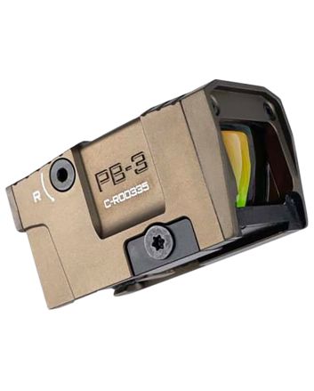 Lead &amp; Steel Llc PB-3R-FDE Pandora PB-3Flat Dark Earth 1 x 21 mm x 17 mm 3 MOA Red Dot