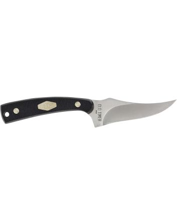 Old Timer 1179216 Sharpfinger3.30" Fixed Clip Point Plain Stainless Steel Blade/ Delrin Handle