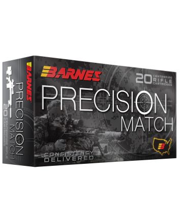 Barnes Bullets 32017 Precision Match223Rem 55gr Match Burner OTM BT 20 Per Box/10 Case