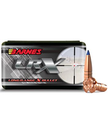 Barnes Bullets 30311 LRX30Cal 208gr LRX Boat Tail 50 Per Box/10 Case