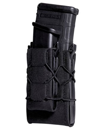 High Speed Gear 24DD00BK TACO Gen 2 Double Decker Black Nylon MOLLE Compatible w/ Rifle/Pistol
