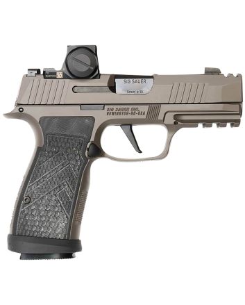 Sig Sauer 365AXGCA9LEGIONRXX P365 AXG Legion ROMEO-X 9mm 17+1 3.10" Compact Frame Legion Gray Cerakote Stainless Steel Slide G-10 Grip