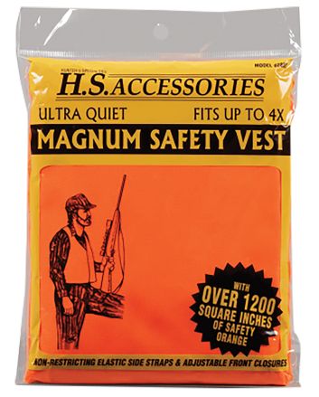 Hunters Specialties HS02002 Safety Vest Magnum Fits up to 4XL Chest Orange