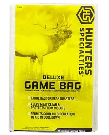 Hunters Specialties HS01232 Deluxe Game Bag White Heavy Duty Canvas