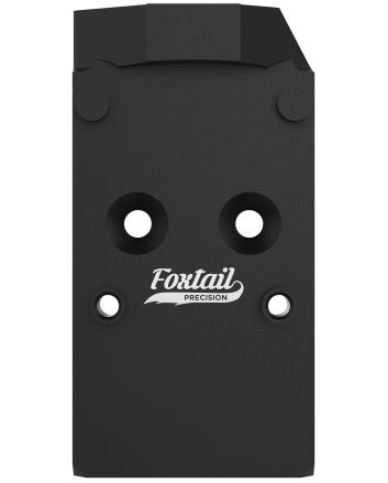 Foxtail Precision 100018 Rear Sight Dovetail Optic Adapter for CZ ShadowBlack Anodized CZ Shadow