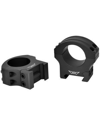 Warne 8501M HyperLiteMatte Black MagnaFusion Alloy 1" Tube Medium Maxima/Weaver/Picatinny