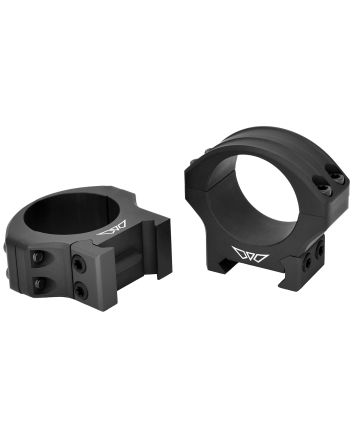 Warne 8513M HyperLite Hyperlite Matte Black MagnaFusion Alloy 30mm Tube Low Maxima/Weaver/Picatinny