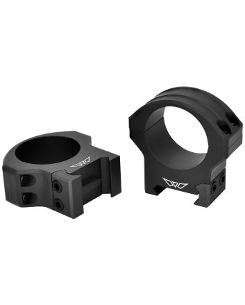 Warne 8514M HyperLiteMatte Black MagnaFusion Alloy 30mm Tube Medium Maxima/Weaver/Picatinny