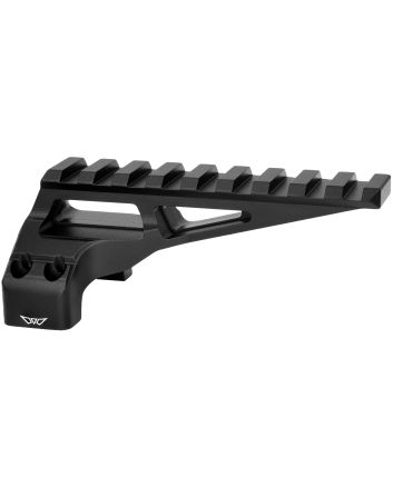 Warne 7861M DiviingBoard MountBlack Aluminum 35mm Tube Rifle