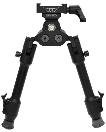 Warne 7924M Skyline Pro BipodBlack Anodized ARCA Interface Head with Precision Legs