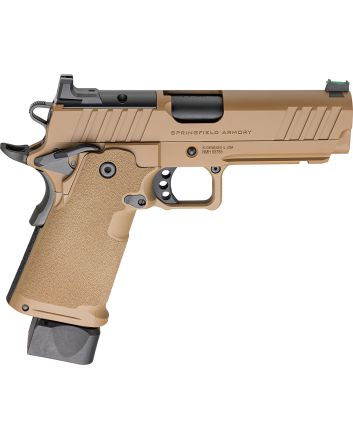 Springfield Armory PH9117AOSCB 1911 DS Prodigy 9mm 20+1 17+1 4.25" Coyote Brown Cerakote Optic Ready Carbon Steel Slide Polymer Grip