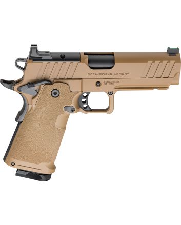 Springfield Armory PH9117AOSCBLC 1911 DS Prodigy 9mm 10+1 4.25" Coyote Brown Cerakote Optic Ready Carbon Steel Slide Polymer Grip